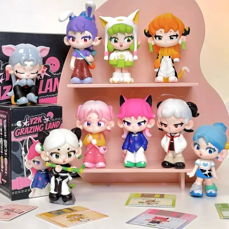 

Lurilili Grazing Land Series Blind Box Kawaii Anime Action Figures Collectible Dolls Cute Gift for Kids & Teens Birthday Party