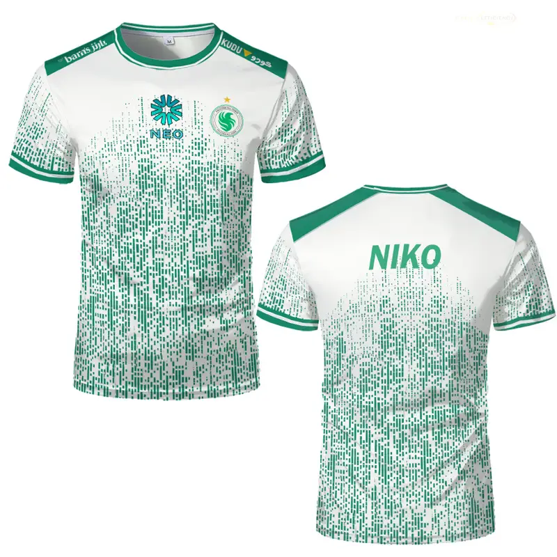 Team Falcons 2025 Training Uniforms CS2 Esports NIKO M0NESY Kyousuke Jersey T-shirts Men's O Neck Tees Gifts Custom Name Clothes - Image 2