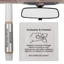 Car Rearview Mirrors Adhesive Professional High Strength Car Interior Mirrors Glue Inside Mirrors Glue Quick Long-Lasting Extra