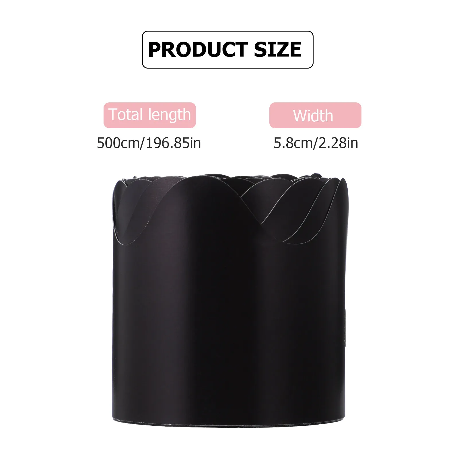 5M Blackboard Border Paper Roll Bulletin Border Trim Premium Decorative Classroom Wall Decor Chalkboard Whiteboard Blackboard
