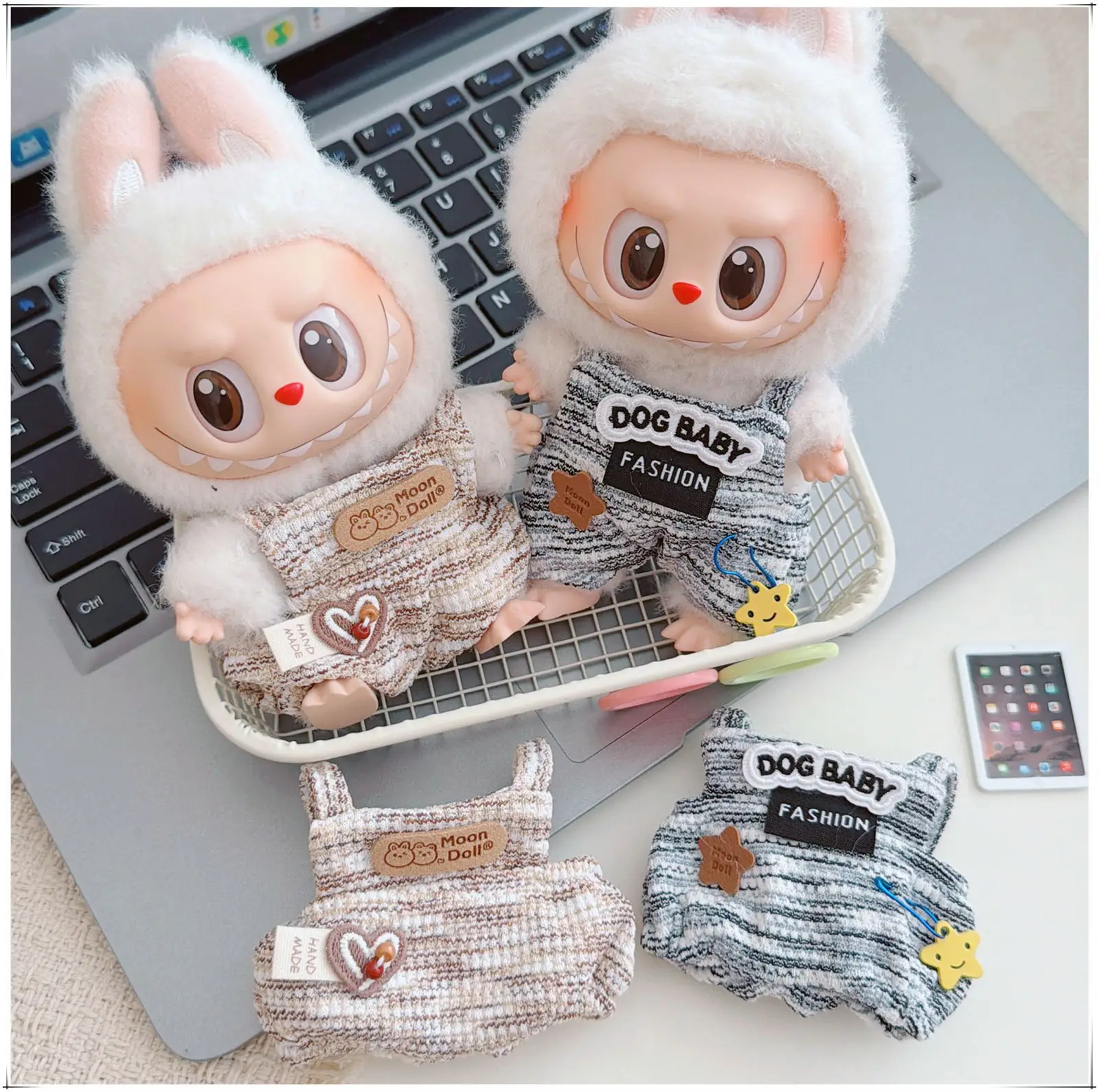 

Kawaii Mini Plush Doll Clothes 10-15cm Cute Rompers Can Changing Clothes Game DIY Dress Up Idol Doll Clothes Accessories Gifts
