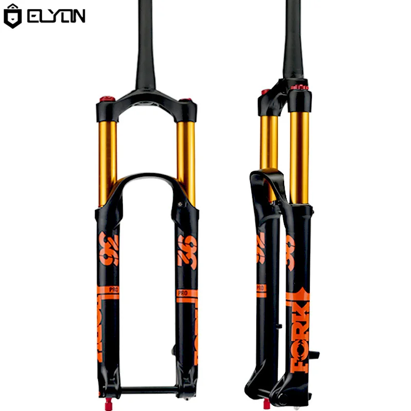 2024 NEW Forks Mountain bike barrel axle fork opening 36 inner tube opening 110 damping tortoise and rabbit adjustment air fork