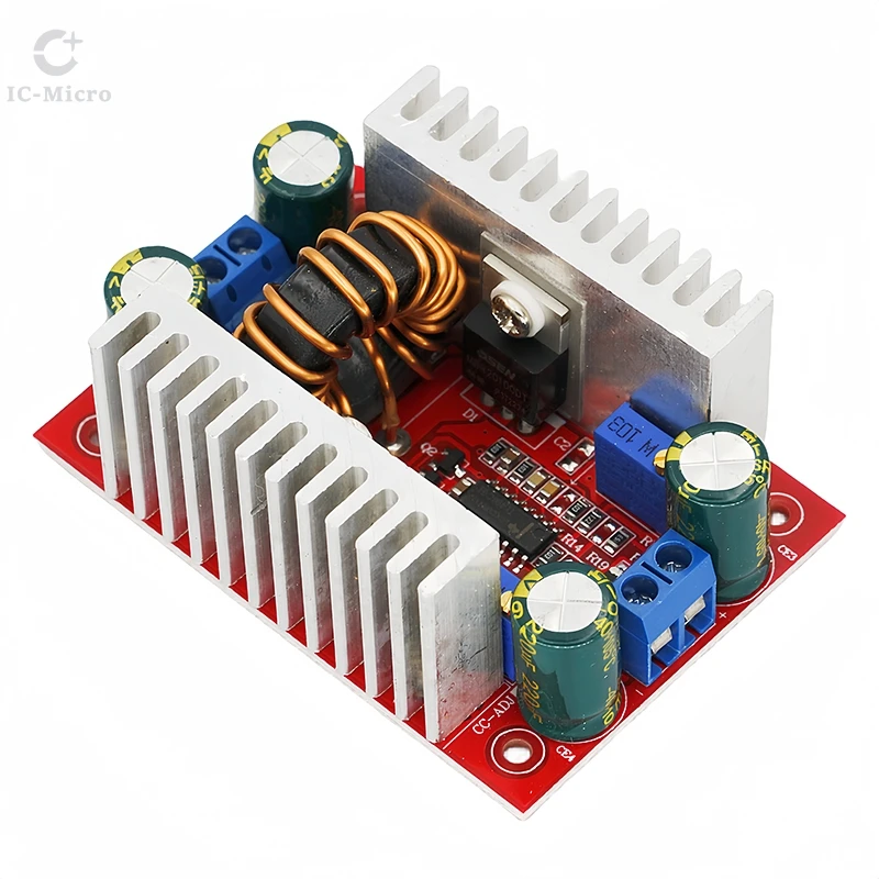 400W 15A Step-up Boost Converter Constant Current Power Supply LED Driver 8.5-50V to 10-60V Voltage Charger Step Up Module