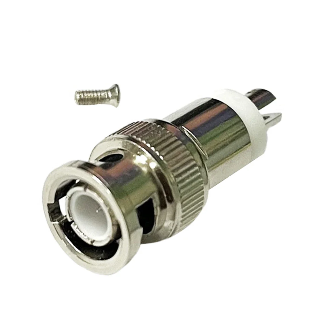 1pc SMA/BNC Male Plug M4 Thread RF Connector  Screw For Telescopic Antenna Socket NEW