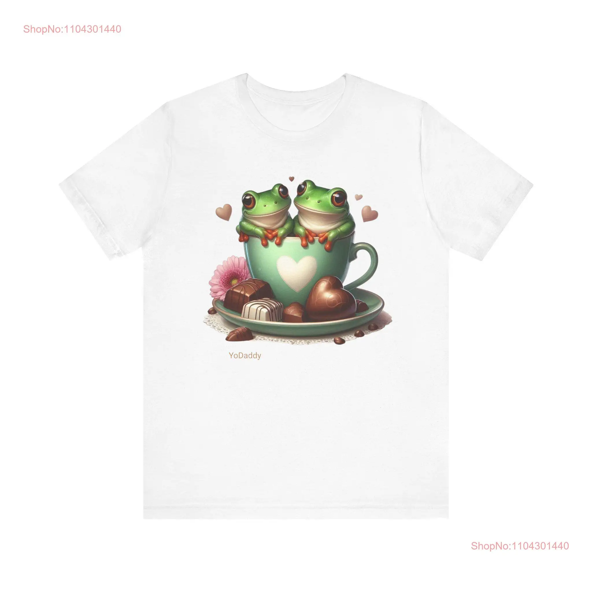 

Футболка с милой лягушкой, подарочный трикотаж с длинными или короткими рукавами