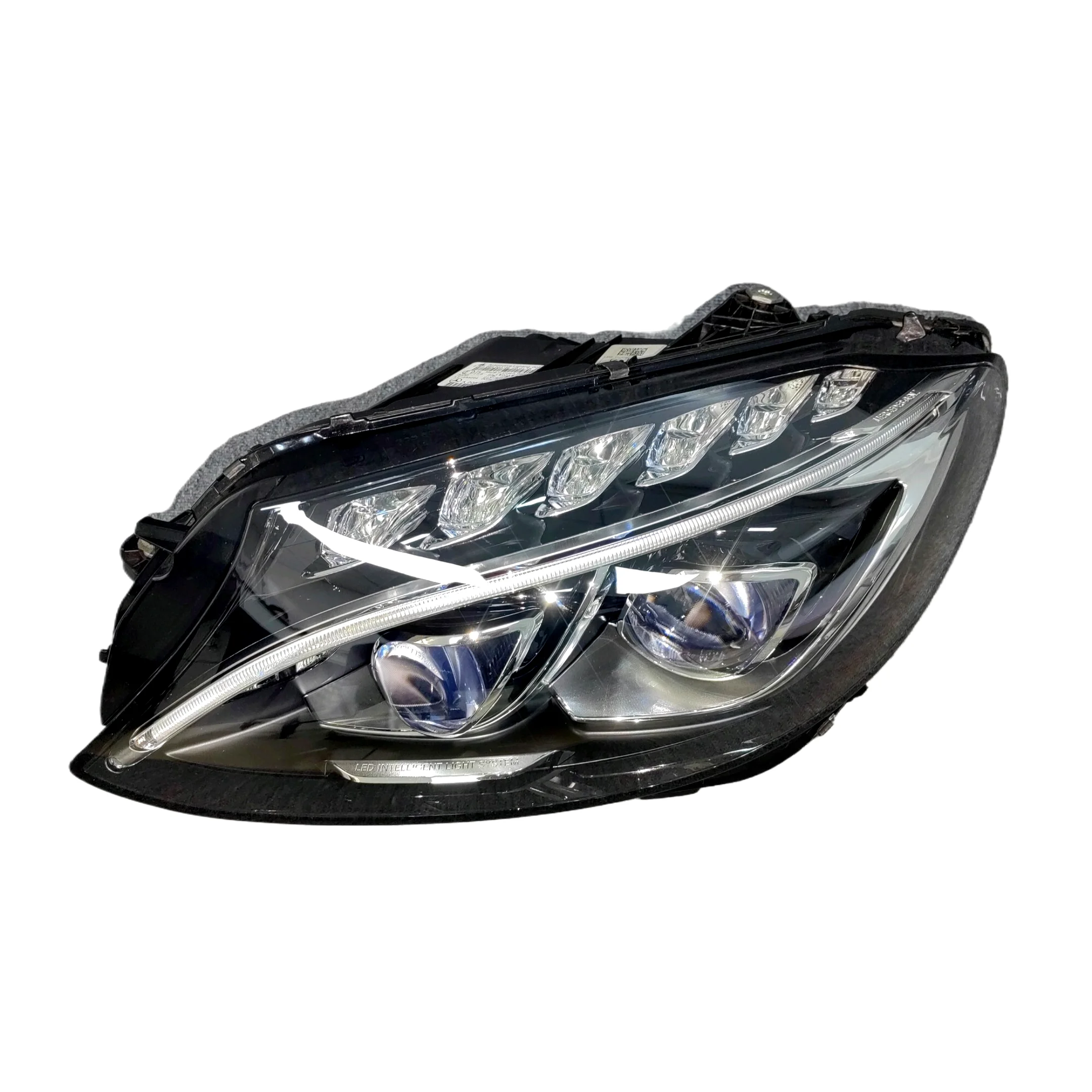 Hot Selling W205 Double Lens Original LED Headlight Upgrade for Mercedes Benz C180 C200 C300 C63 C Class Coupe Model 15-18