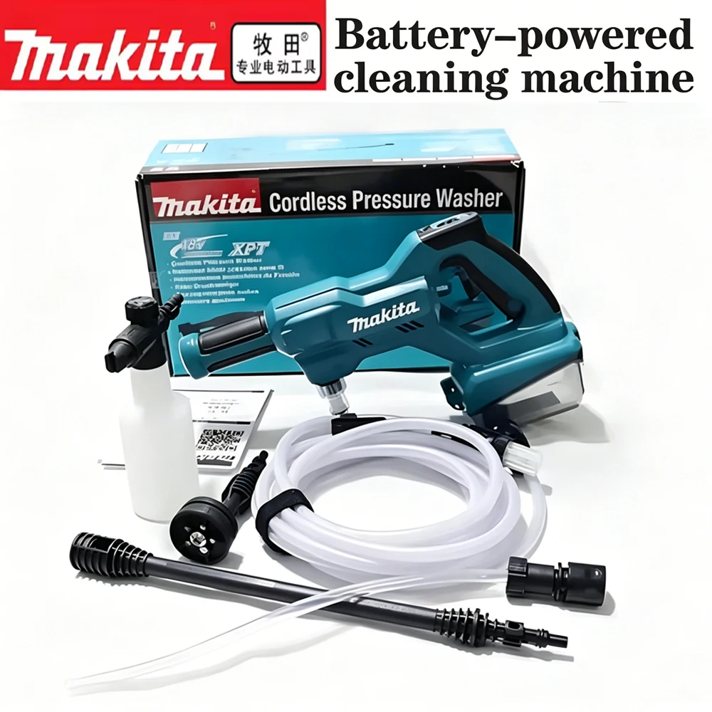 

Makita DHW180 Battery High Pressure Washer 18V Cordless Portable Cleaning Device High Flow Rate Power Tool