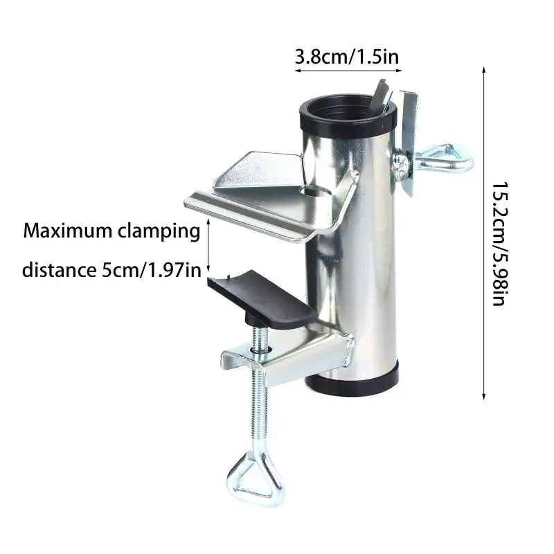 Portable Courtyard Parasol Stand Outdoor Patio Beach Sunshade Umbrella Fixing Clip Garden Patio Umbrella Fixing Holder