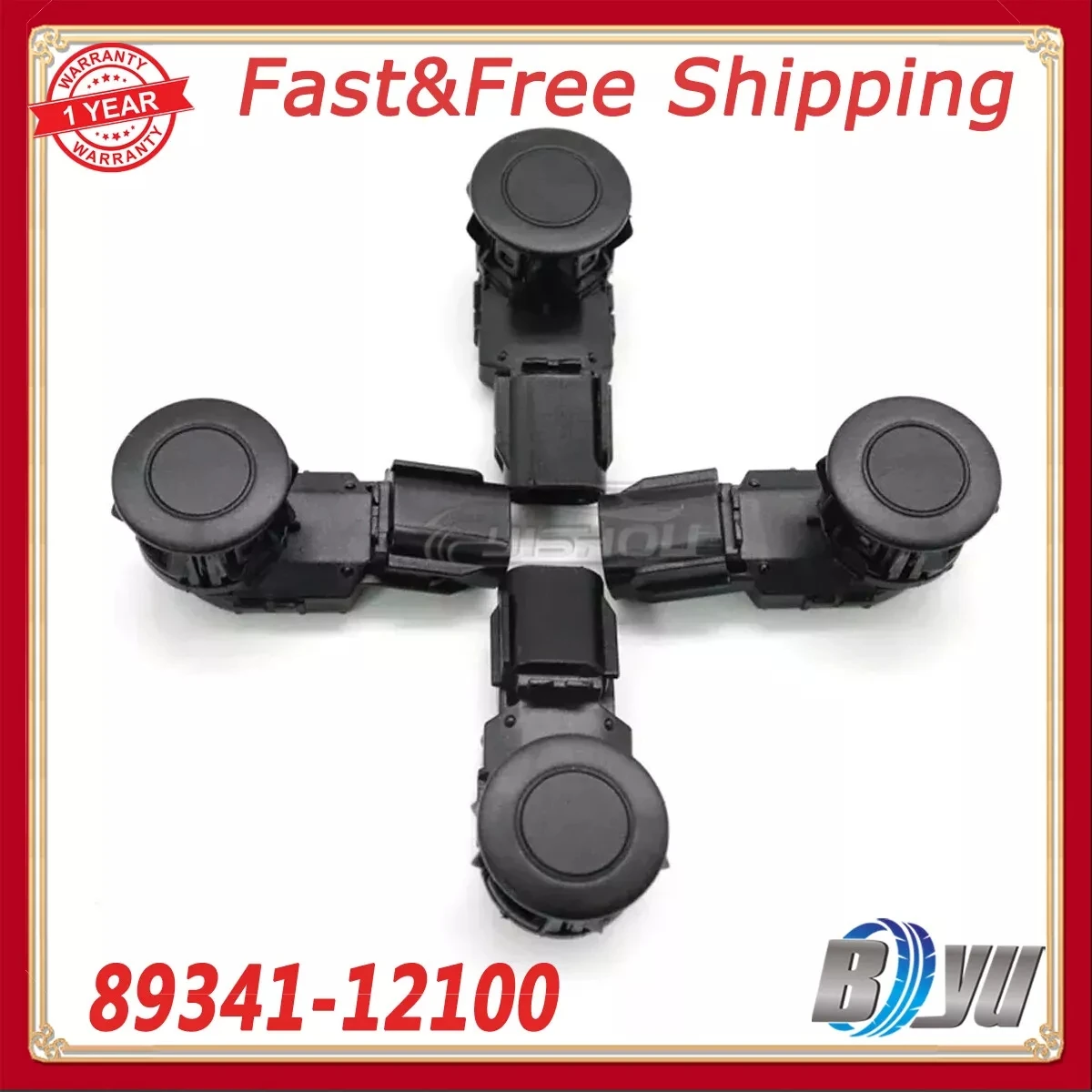 

4X Reverse Backup Parking Assist Sensor Fits Toyota Tacoma 2015-2022 Tundra RAV4