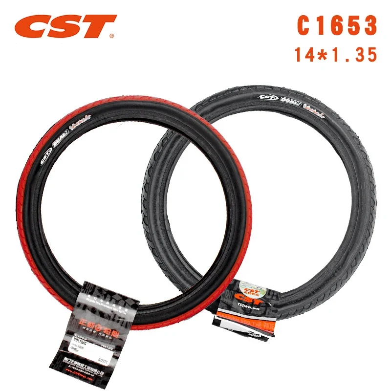 CST C1653 VOLTAIC Small Wheel Diameter 14 inch 14x1.35 60TPI folding tire 16X1.35 Anti punct Children's Bicycle Tube Tyre