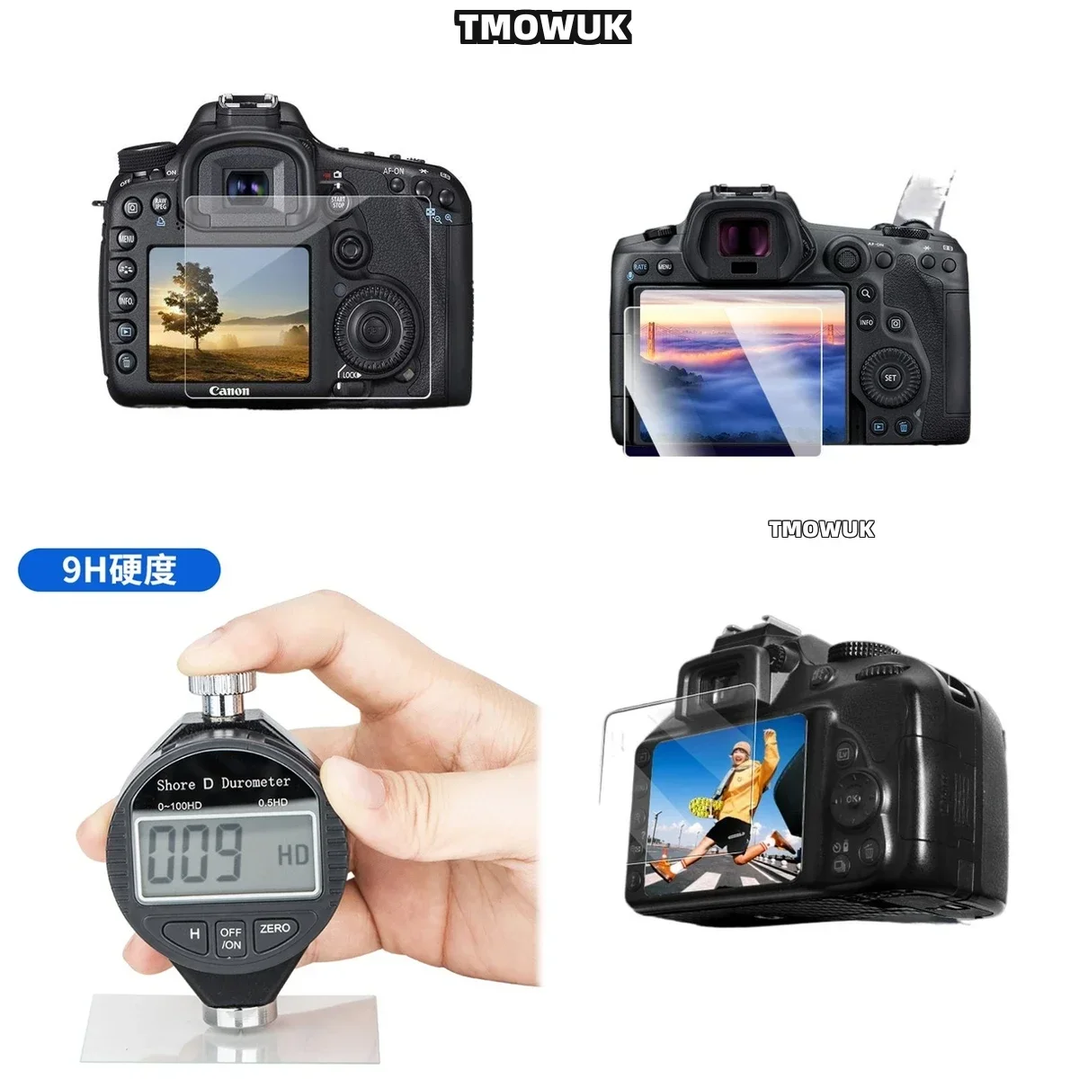

For Canon 200D 200DII, Advanced Anti-Scratch Film, 9H Hardness, Enhances Picture Quality.