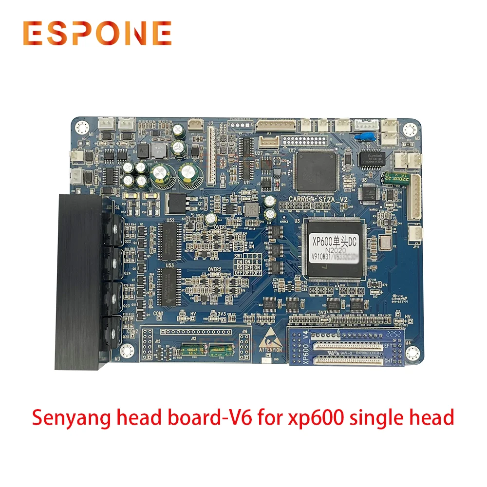 

ESPONE Senyang board for Epson xp600 single head carriage board main board for eco solvent printer head board new version V6/V12