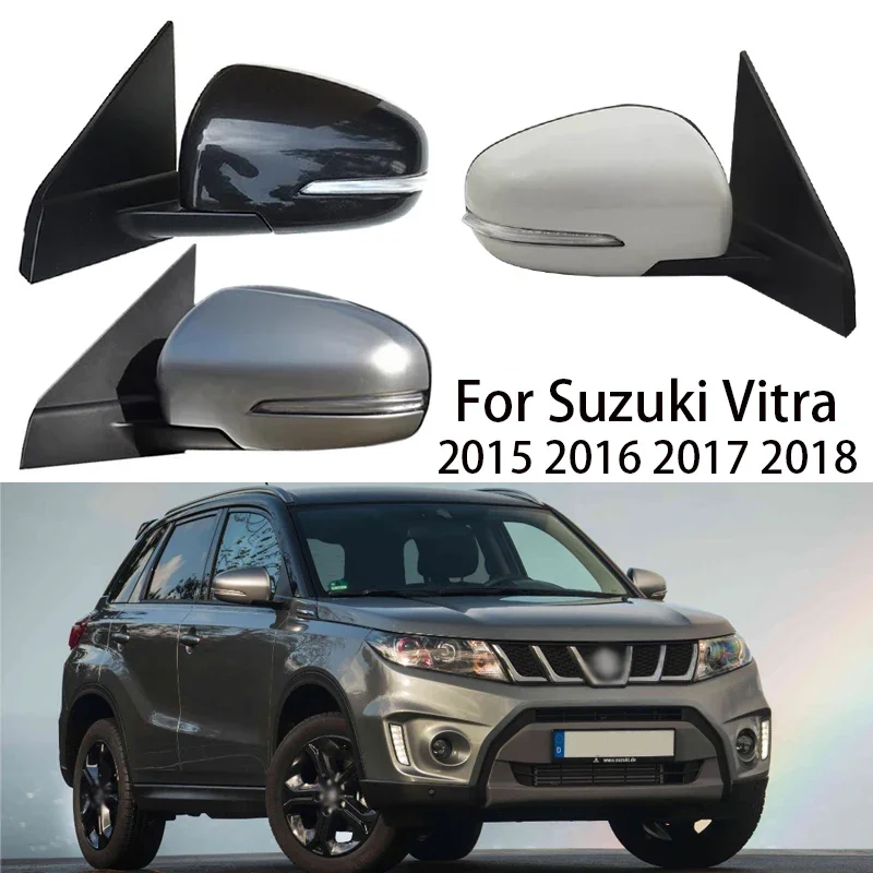 Car Accessories Rearview Mirror For Suzuki New Vitara 2015 2016 2017 2018 Auto Side Rear View Mirror Reserving Mirror Assembly