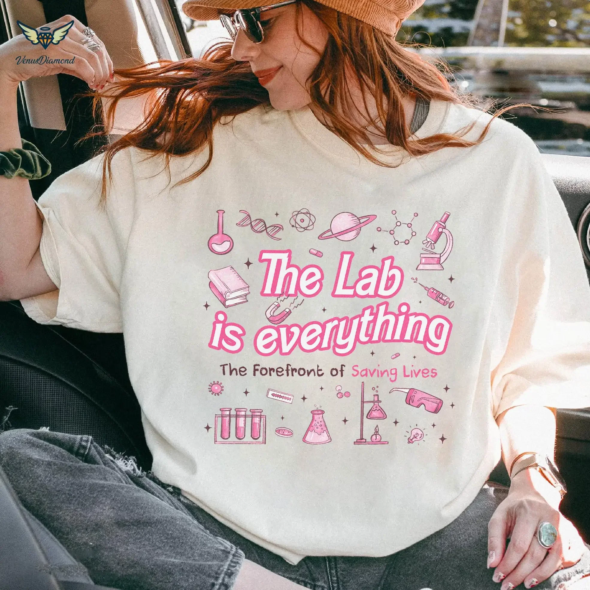 تي شيرت Lab Week 2025 The Is Everything Med Tech Women in Science ScientisT علم الأمراض وعلم الأنثوية