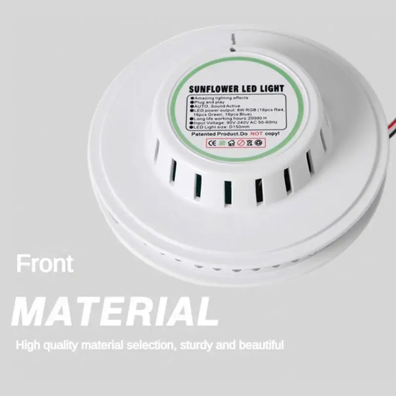 Rotating Light Automatic Energy Saving And Environmental Protection Photoeffect Lamp Flying Saucer Lamp Flash Automatic Mode