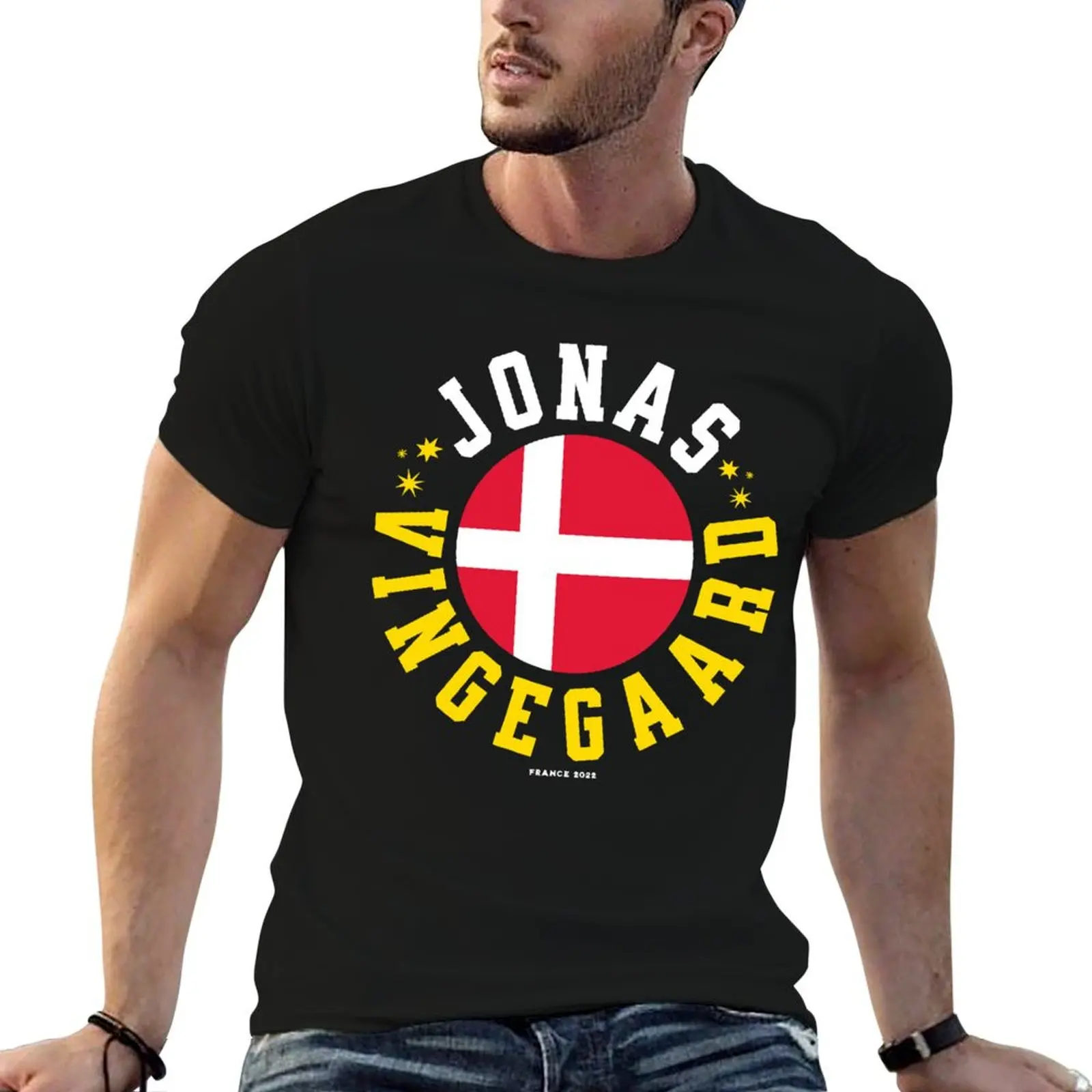 

Jonas vingegaard cyclist winner france classic T-Shirt man t shirts cotton T-Shirt
