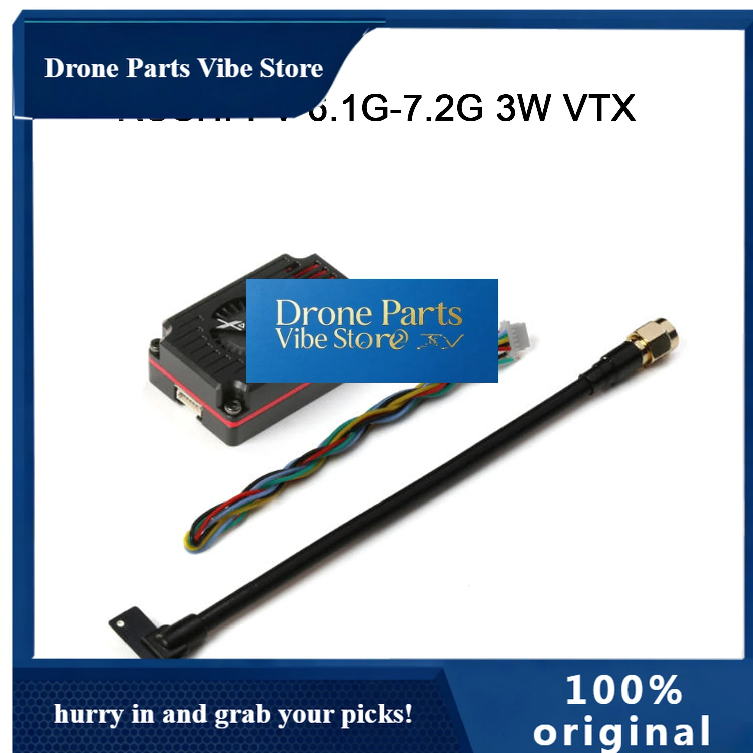 

Drone PartsRUSHFPV XSPAN 6.1G-7.2G 3W VTX Transmitter Module For RC FPV Drones Parts