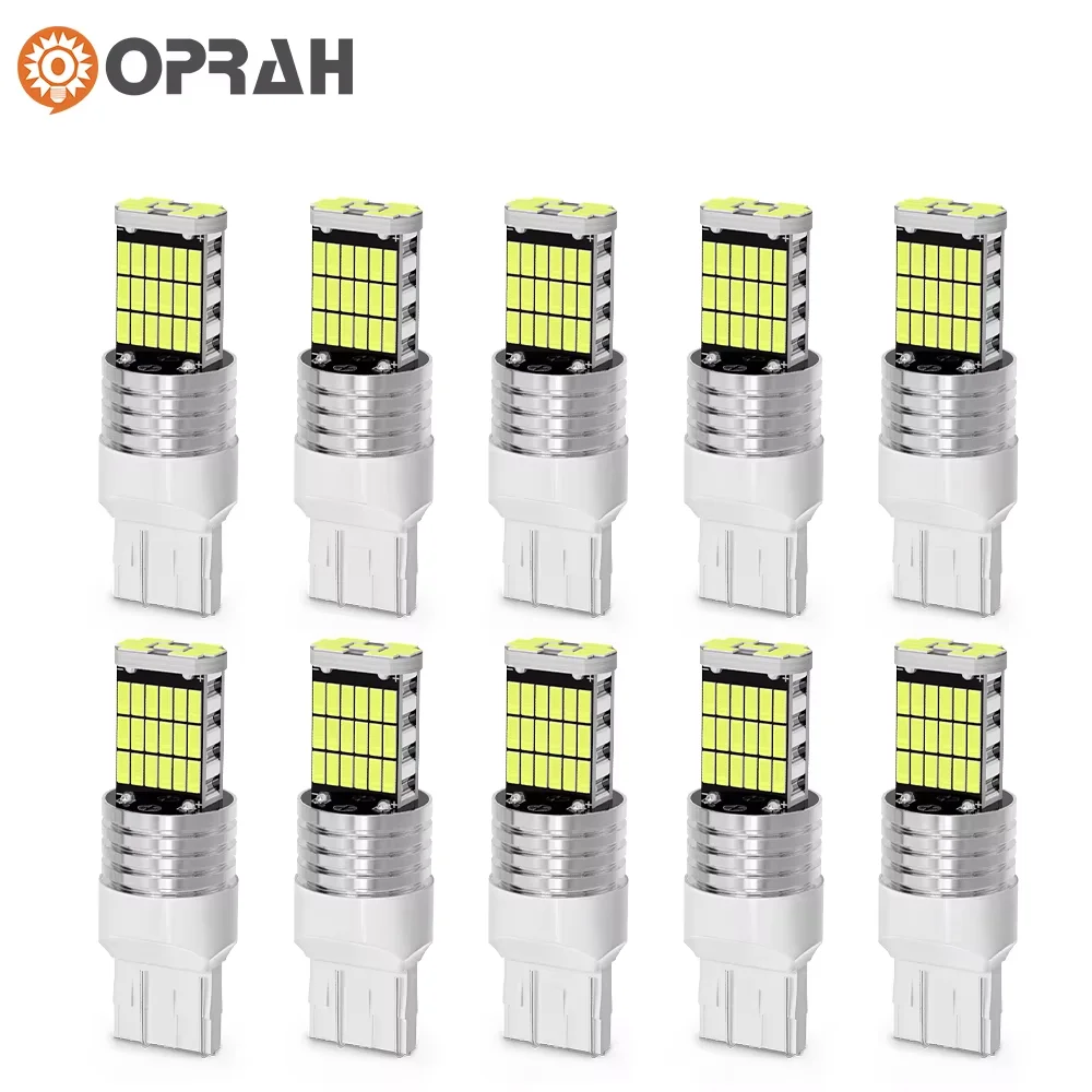 

Oprah 10X HighBright Car LED Light 45*4014SMD Canbus 1157 BAY15D T20 7443 T25 3157 For Car Turn Signal Lamp DRL Running Bulb 12v