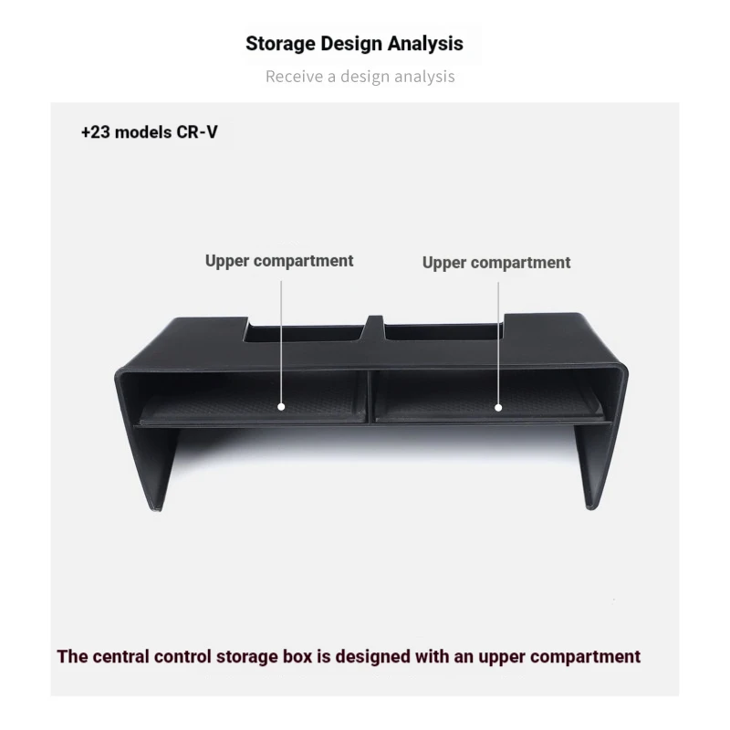 Suitable for Honda 2023 CR-V central control storage box, car central storage CRV modification box, decorative storage box