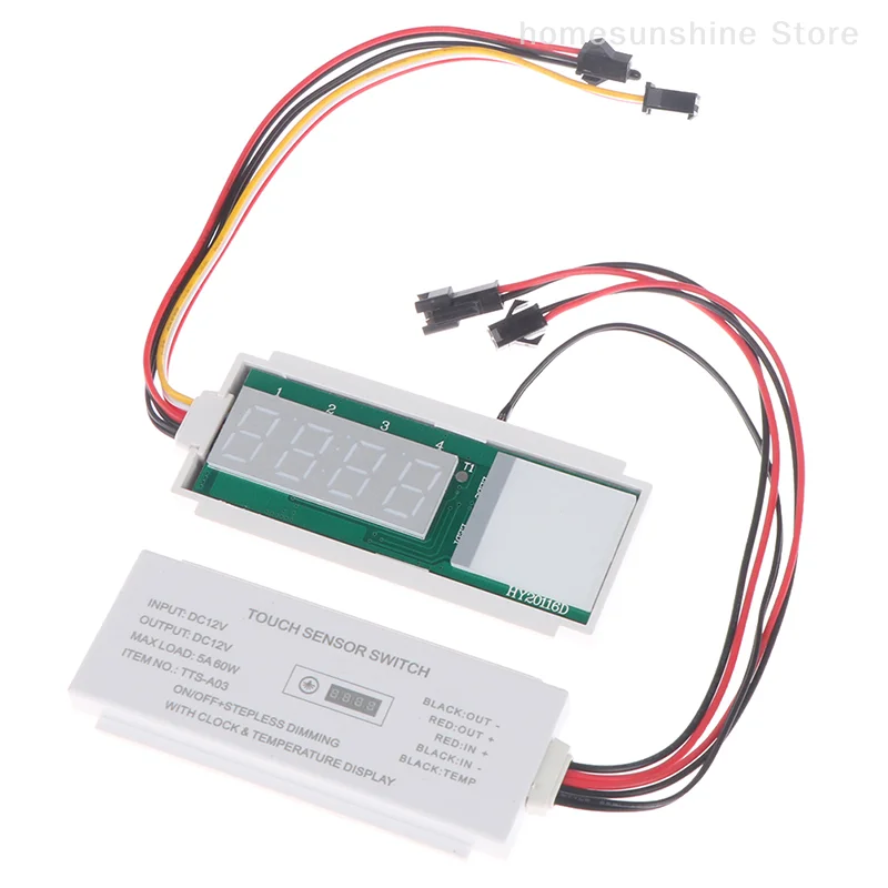 1pcs Mirror Lamp Dimmer Switch 60W One-button On/Off LED Lights Isolated Switch Bathroom Mirrors Smart Touch Sensing Controller