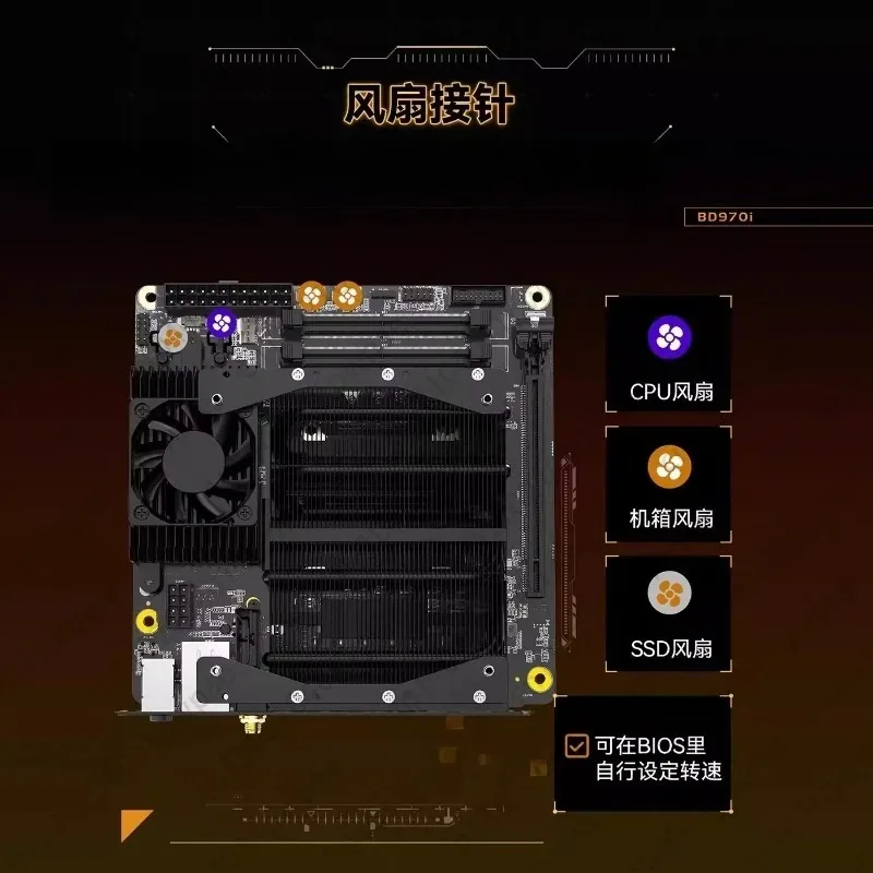 BD795M BD795i SE Onboard R9-7945HX ITX Computer Moederbord Kantoor Gaming