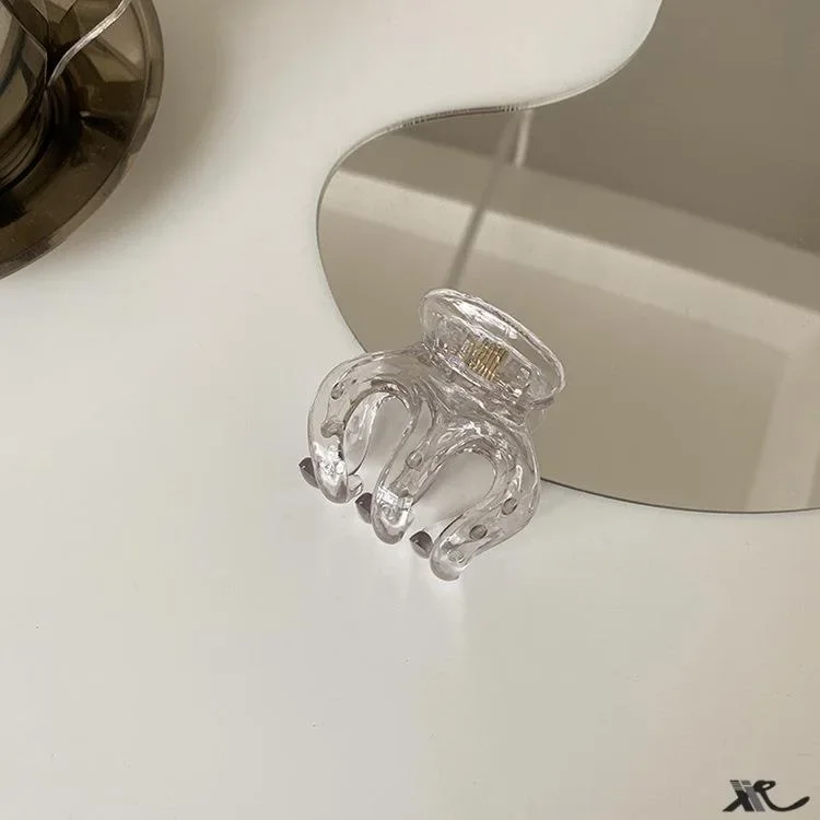 مشبك شعر يقطين بسيط للنساء، مشبك ذيل حصان فرنسي، دبوس شعر أنيق، إكسسوارات للشعر