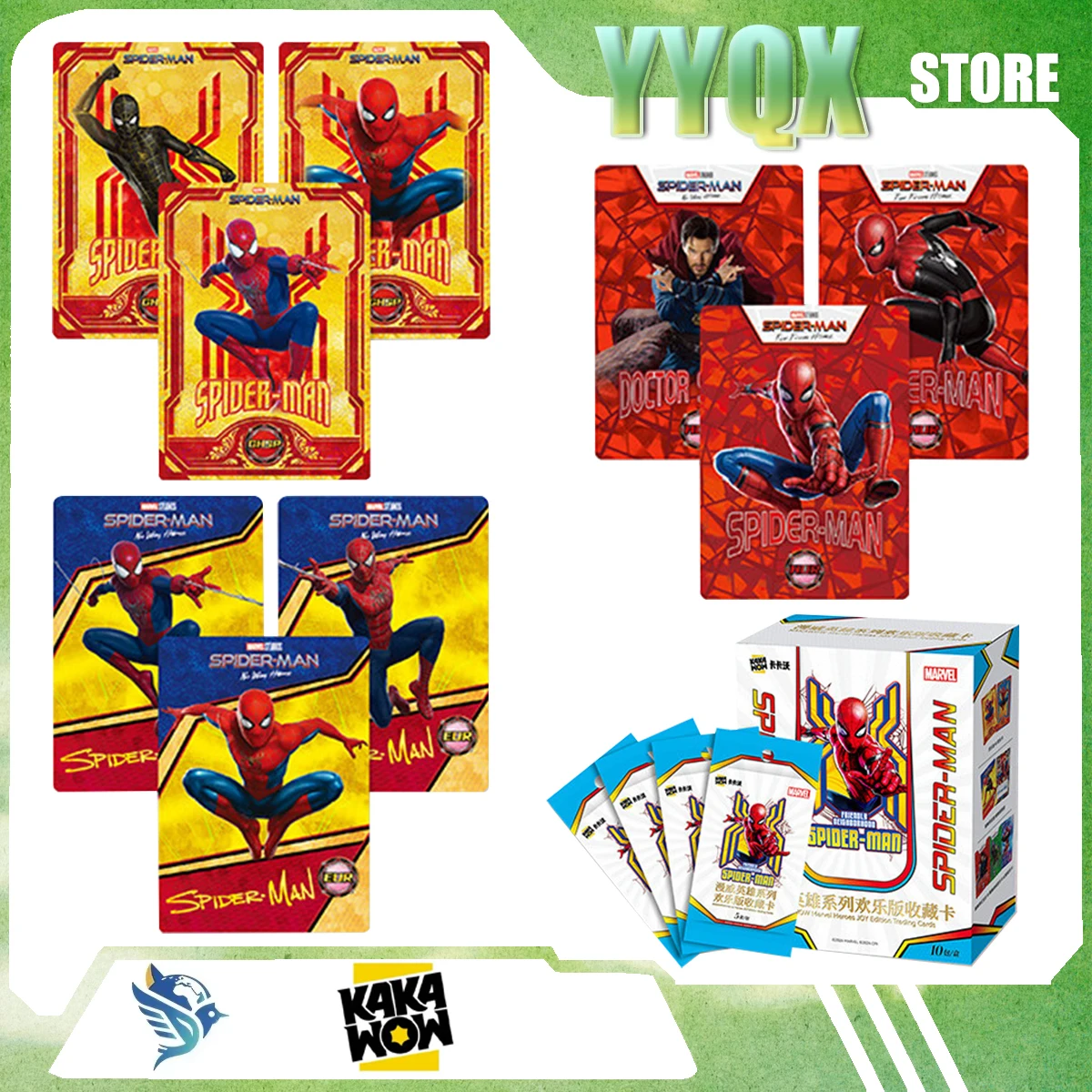 

KAKAWOW 2026 Новые комиксы Marvel: Питер Паркер ‌ ‌ Коллекционная карточка-герой: Изысканное украшение-сюрприз по мотивам мультфильмов и комиксов