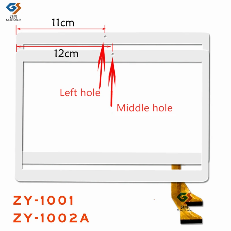

Новый 10,1 дюймов сенсорный экран P/N ZY-1002A/ ZY-1001 емкостный сенсорный экран панель Ремонт и замена частей цифровой датчик