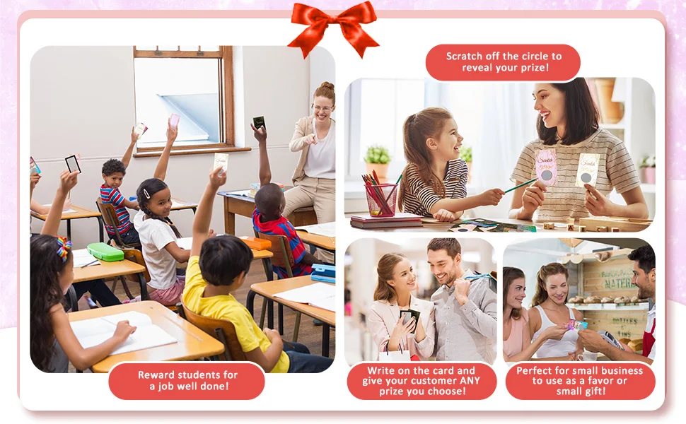 24 Stück Blanko-Geschenkgutscheine Rubbelkarten für Kleinunternehmen Personalisierte Feiertags-, Weihnachts-, Hochzeits-, Geburtstags- und Partyzubehör – Detail 5