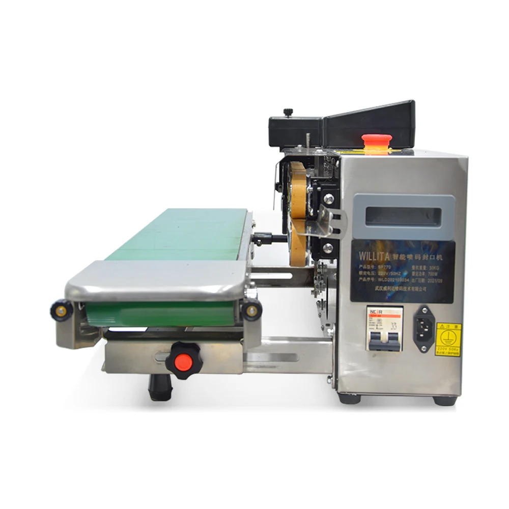 Willita Continuous Sealing Machine WLD-SP7 Automatic Horizontal Continuous Plastic Bag Band Sealing Sealer Machine Inkjet Coding view 5