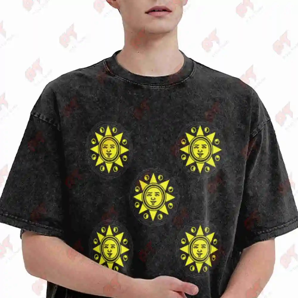 Sette Di Denari Scopa Briscola Italian Vintage Washed Tee Pure Cotton T-Shirt