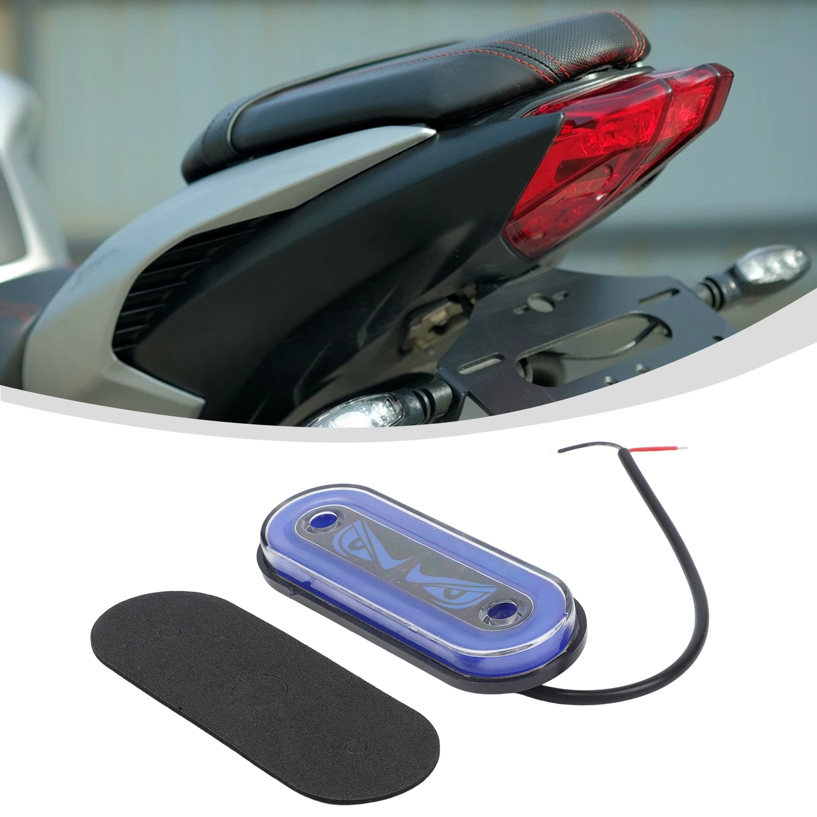LED Side Marker Light for Truck Motorcycle Trailer 12V 24V with Recognizable Devil Eye Design and Long Lifespan LED Beads