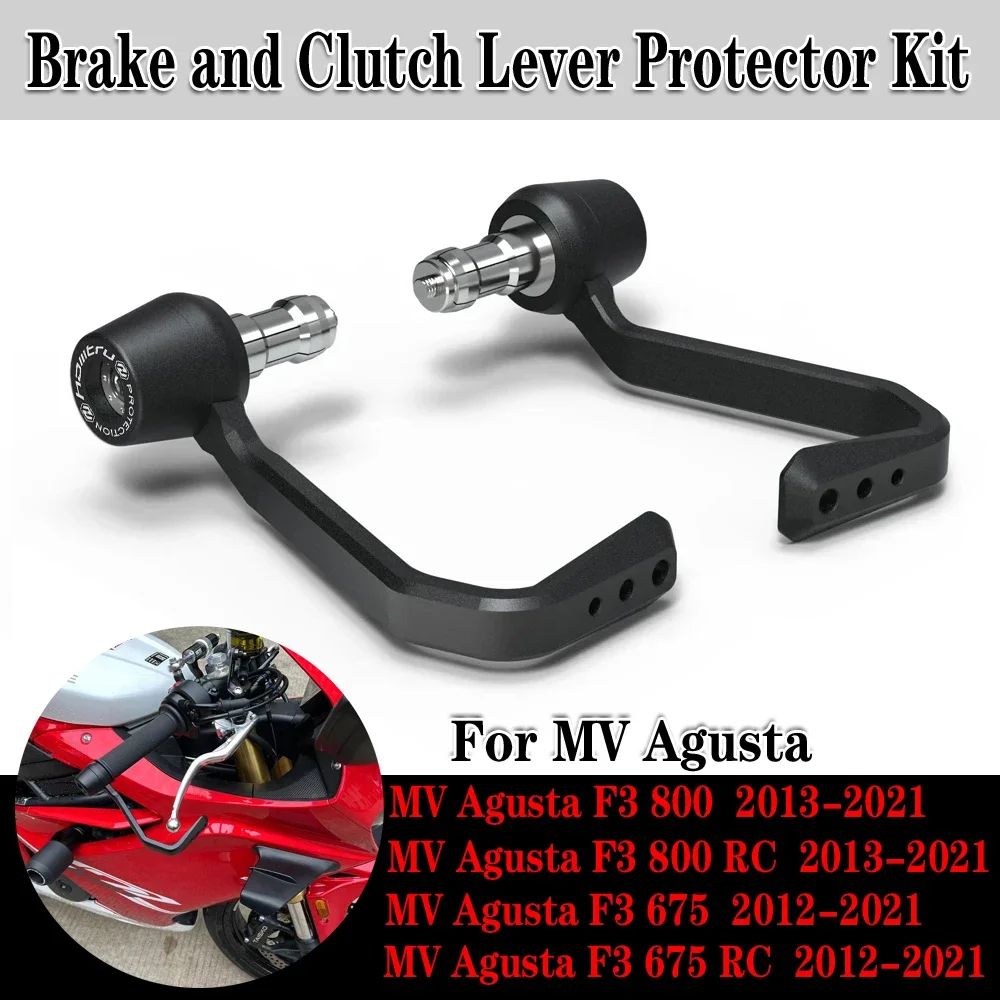 

For MV Agusta F3 675 675RC / F3 800 800RC 2012-2021 Motorcycle Brake and Clutch Lever Protector Kit