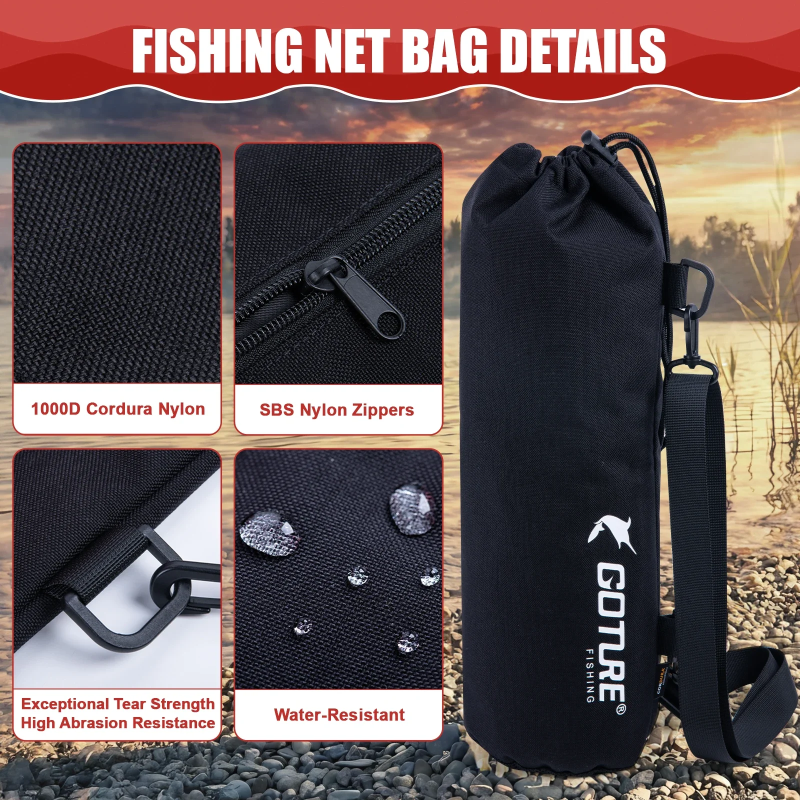 Rete da pesca pieghevole Gotur - Fish Net Handle recensione e prezzo