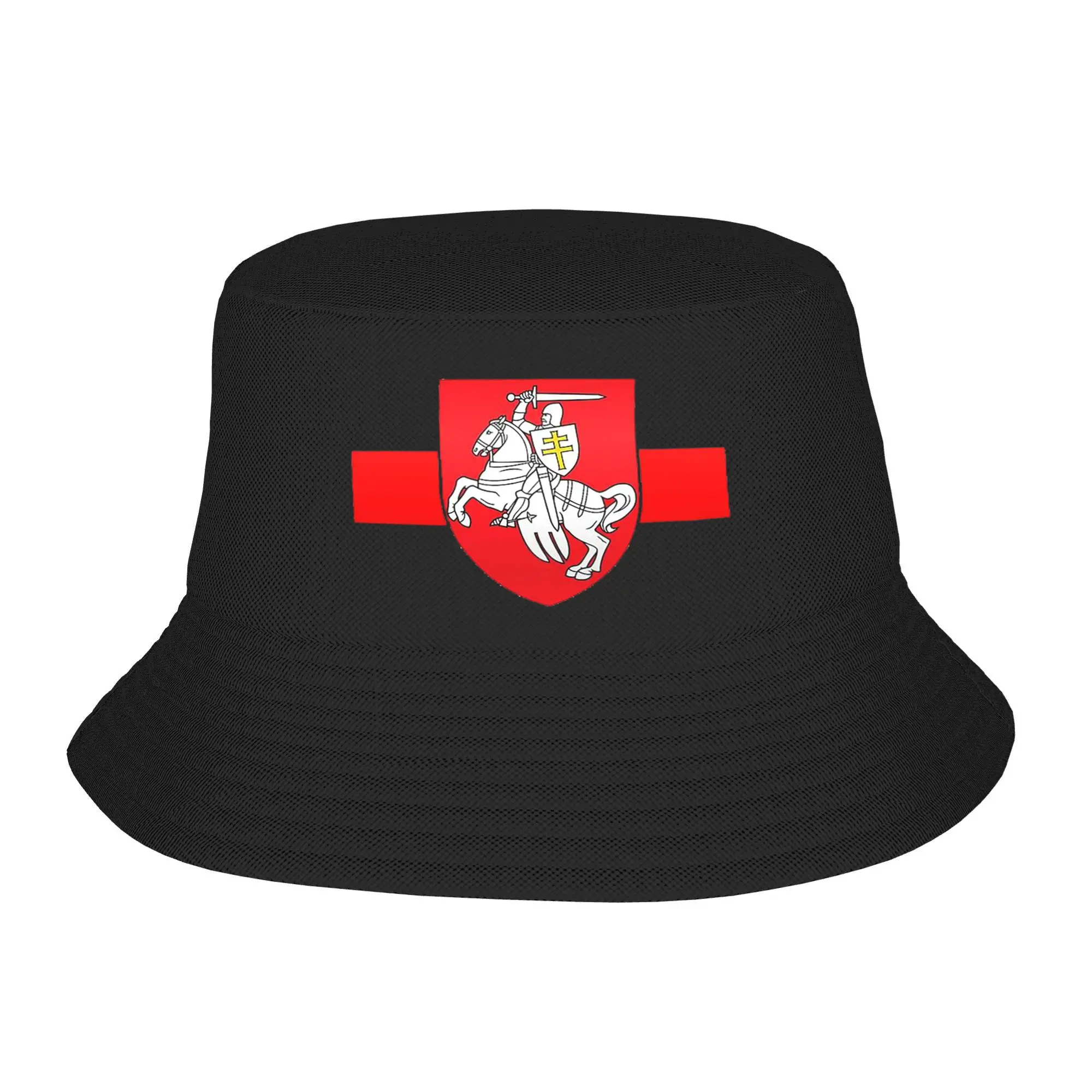 

Belarus Pogonya Flag Square Protest Symbol Belarusian Bucket Hat Panama Bob Hats Outdoor For Summer Beach Fishing Fisherman Caps