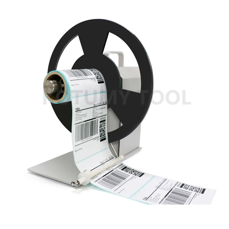 Adjustable Speed Automatic Label Rewinder Self-Adhesive Tag Label Rewinding Machine Barcode Label Two-way Rewinder