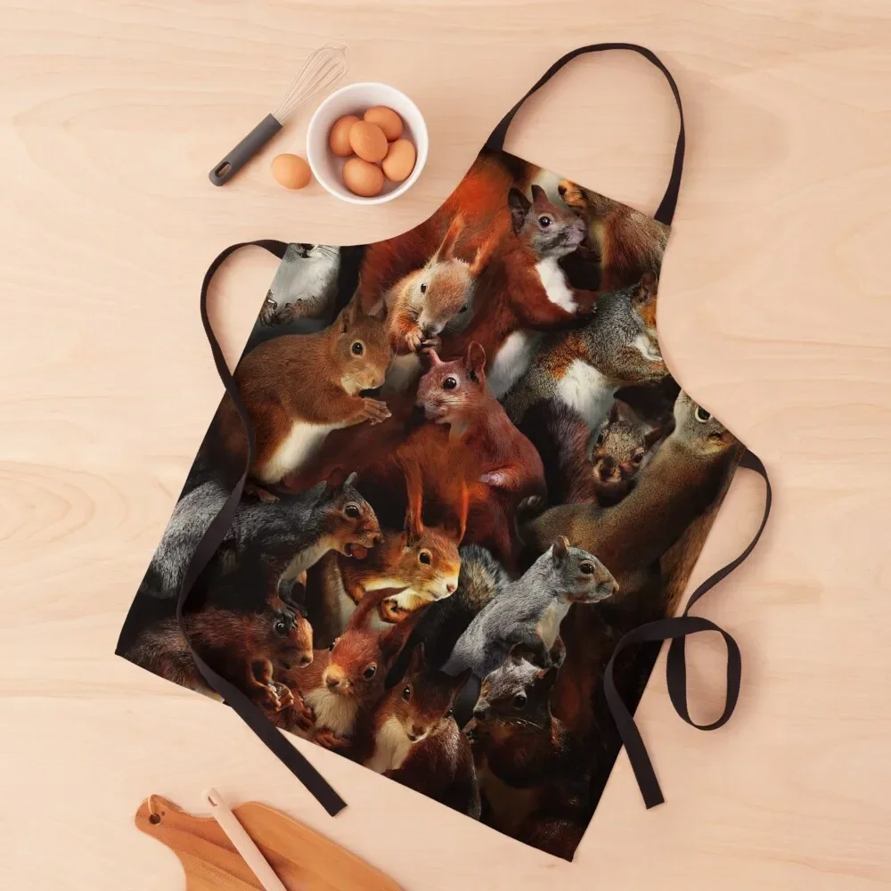 Squirrels Apron Home And Kitchen For Cooking Apron