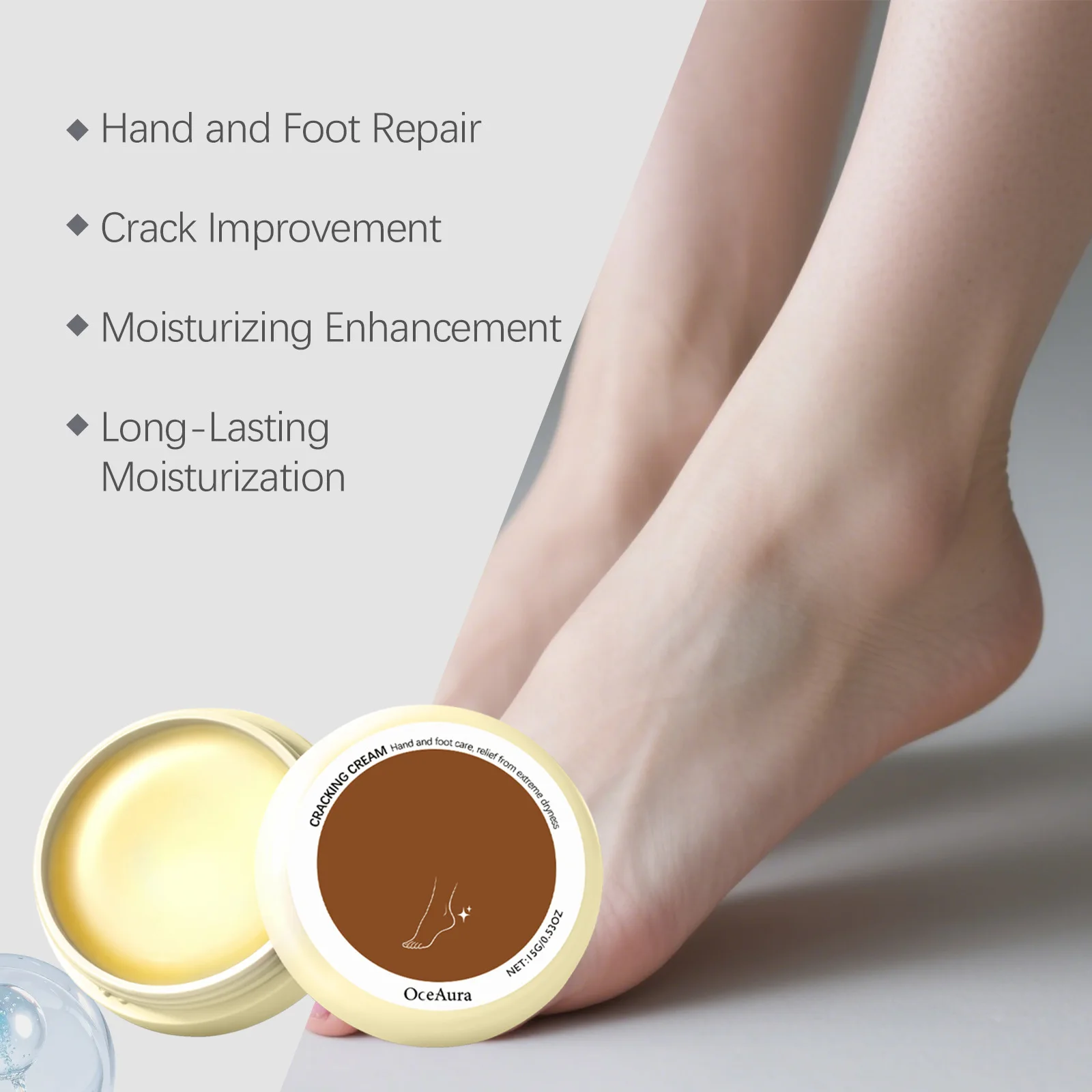 

Hand and foot moisturizer gentle nourishing moisturizing soft and delicate preventing dryness&cracking repairing roughness