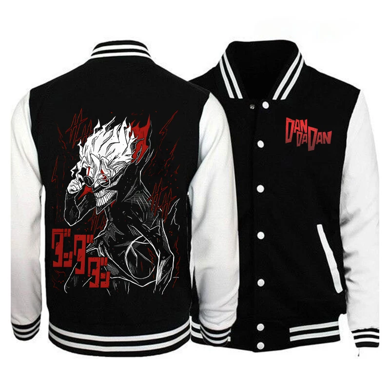 Men's Women's Jacket Dandadan Okarun Baseball Uniform Japanese Manga Anime Gift Anime Dan Da Dan Stylish All-season Outerwear