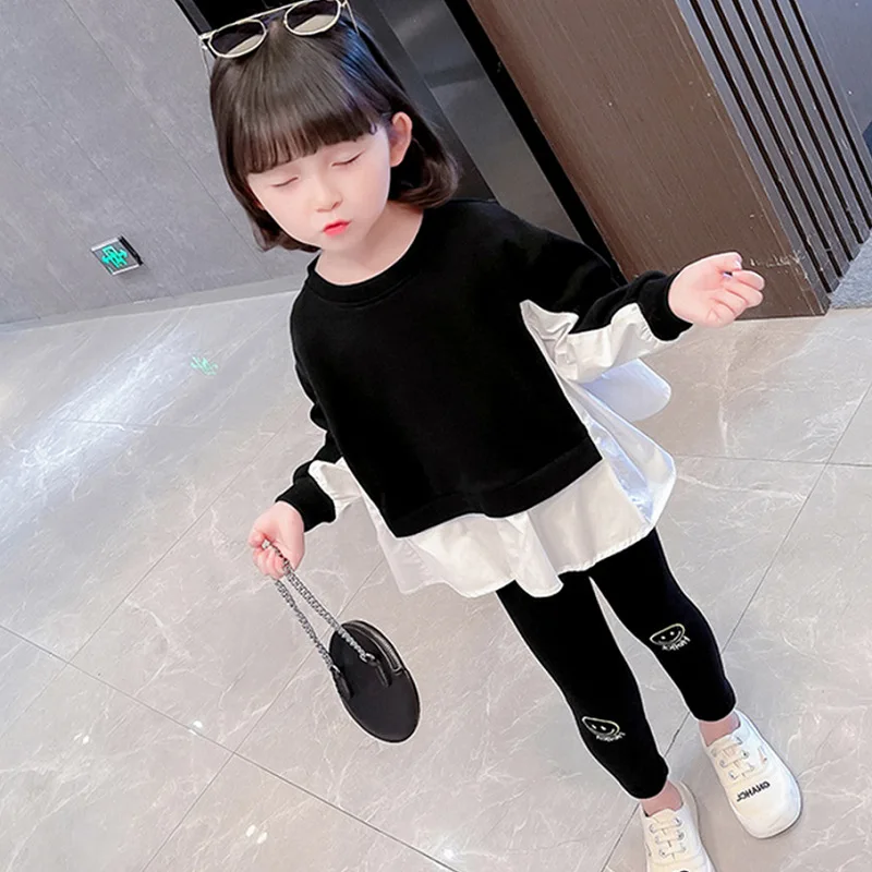 Girls' Hoodie 2026 Spring and Autumn New Children's Clothing Korean Style Girl Baby Fashion Sweet Matching Color Hoodie - view 5
