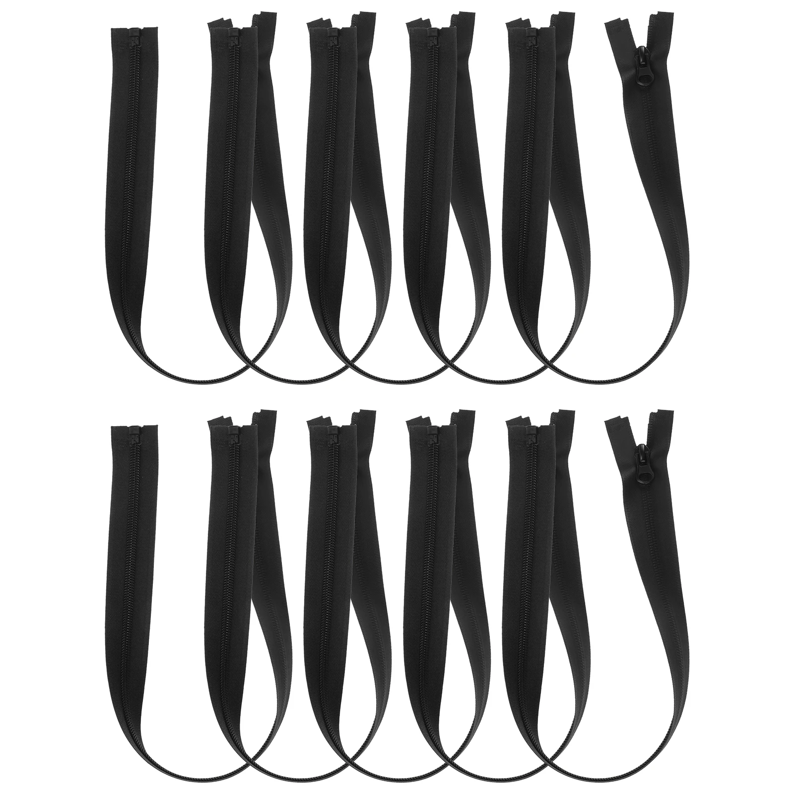 

10Pcs Nylon Waterproof Raincoat Zipper Material Multi-Purpose Sewing Zippers DIY Bags Clothing Accessories Replacement