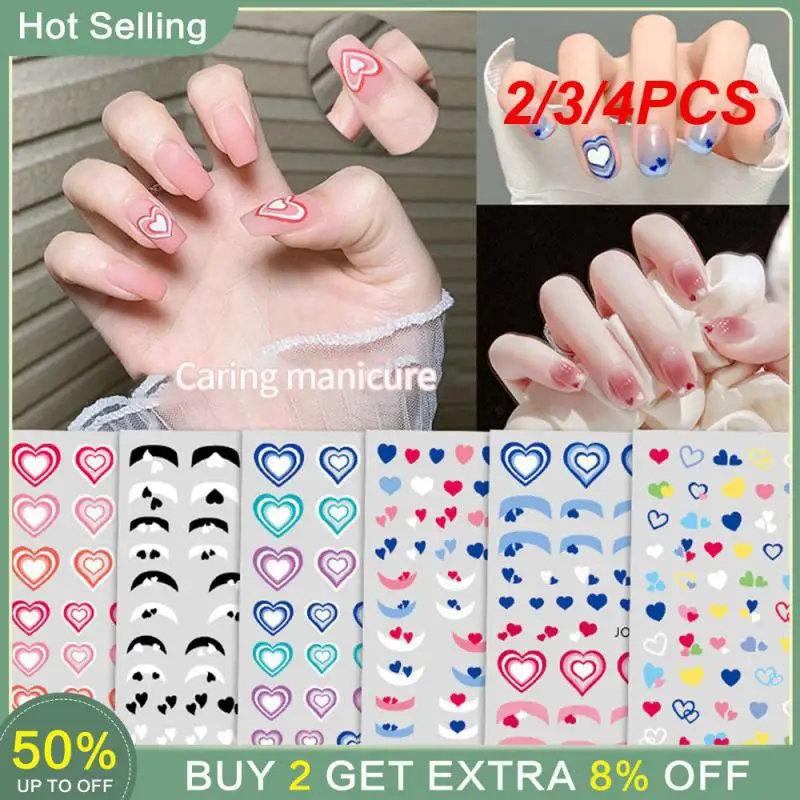 

2/3/4PCS Manicure Nail Accessories Net Red Ins Hot 10g Nail Decal Nails Nail Decoration Accessories Mixed Style Security