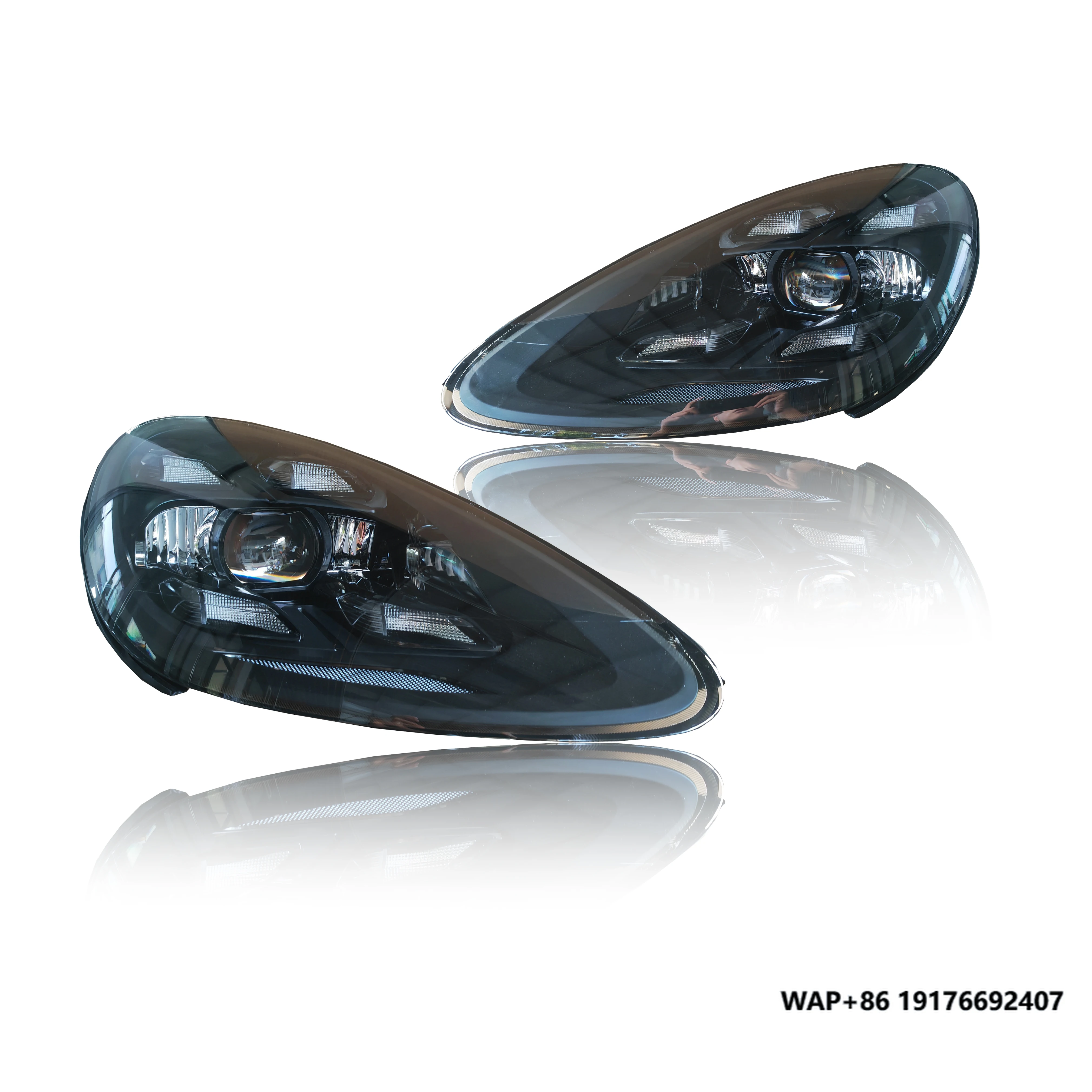 

Automobile Car Lighting System LED Headlamp Upgrade to 2023 Matrix PDLS Style for’Porsche Cayenne 958.1 LED Headlight