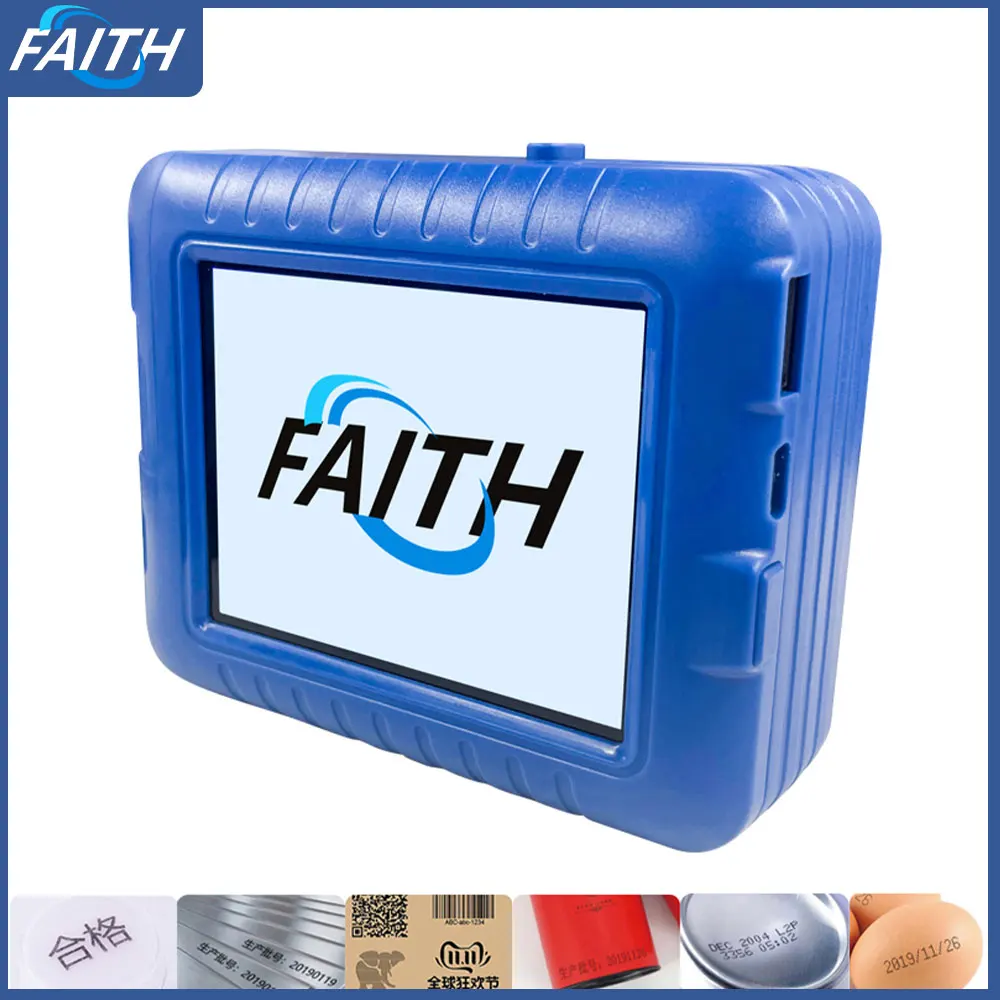 Faith 25-talen mini-handheld inkjetprinter labelprinter Nummer Logo Plastic impresora poort gratis fotoprinter Franlada