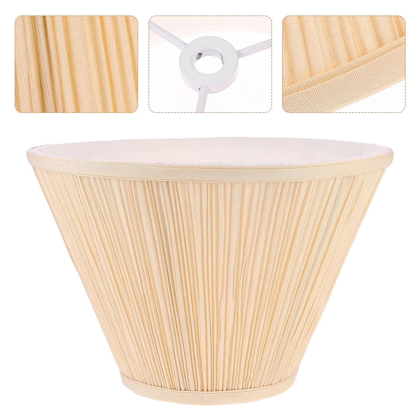 

Pleated Cloth Lamp Shade for Ceiling Wall Floor Lamps Dust Protection Warm Romantic Ambient Lighting Decorative Diffuse Light