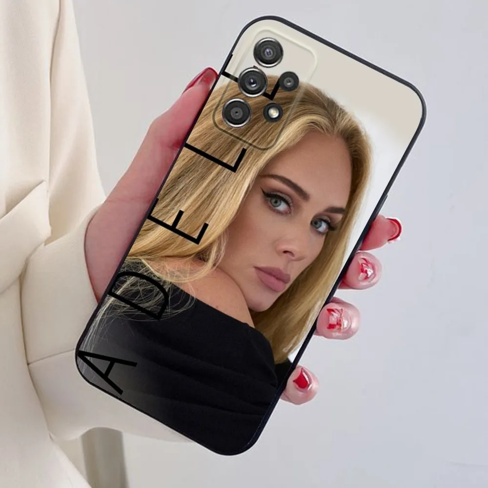 Singer A-Adele Phone Case For Samsung S24,S21,S22,S23,S30,Ultra,S20,Plus,Note,10,9,5G Black soft silicone case