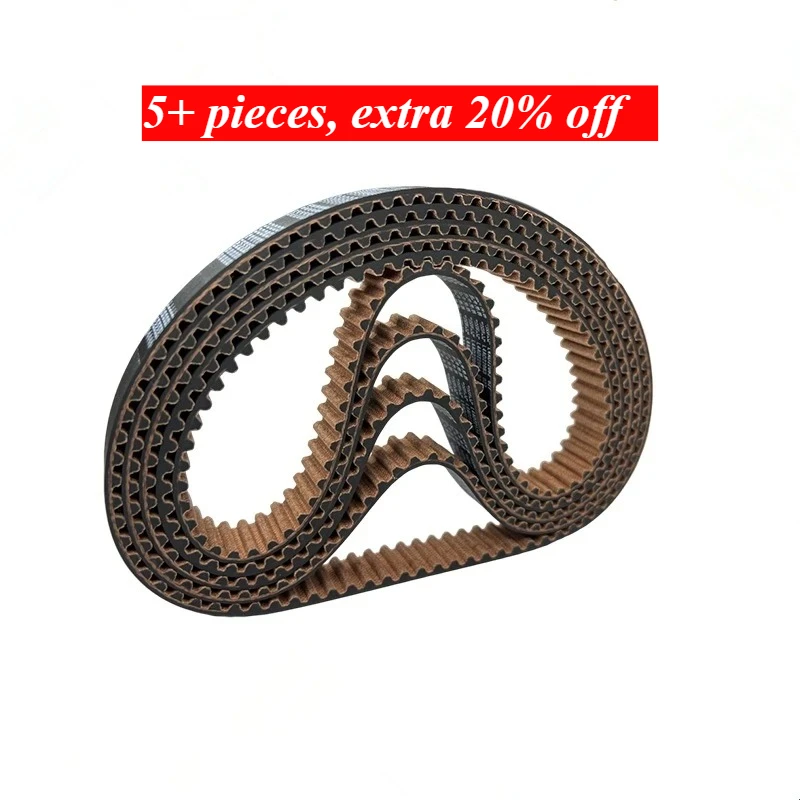 S2M164 S2M166 S2M168 S2M170 S2M172 SUPER TORQUE Timing Belt G Motor Tools Sander Treadmill Pulley Circular Teeth Rubber Belt