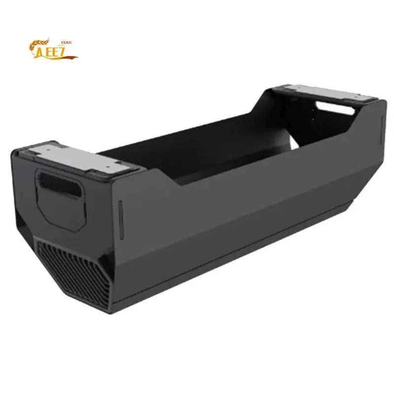 AEE7-No-Drill Under-Desk Cable Organizer, Power Strip & Wire Management Rack For Computer Desk