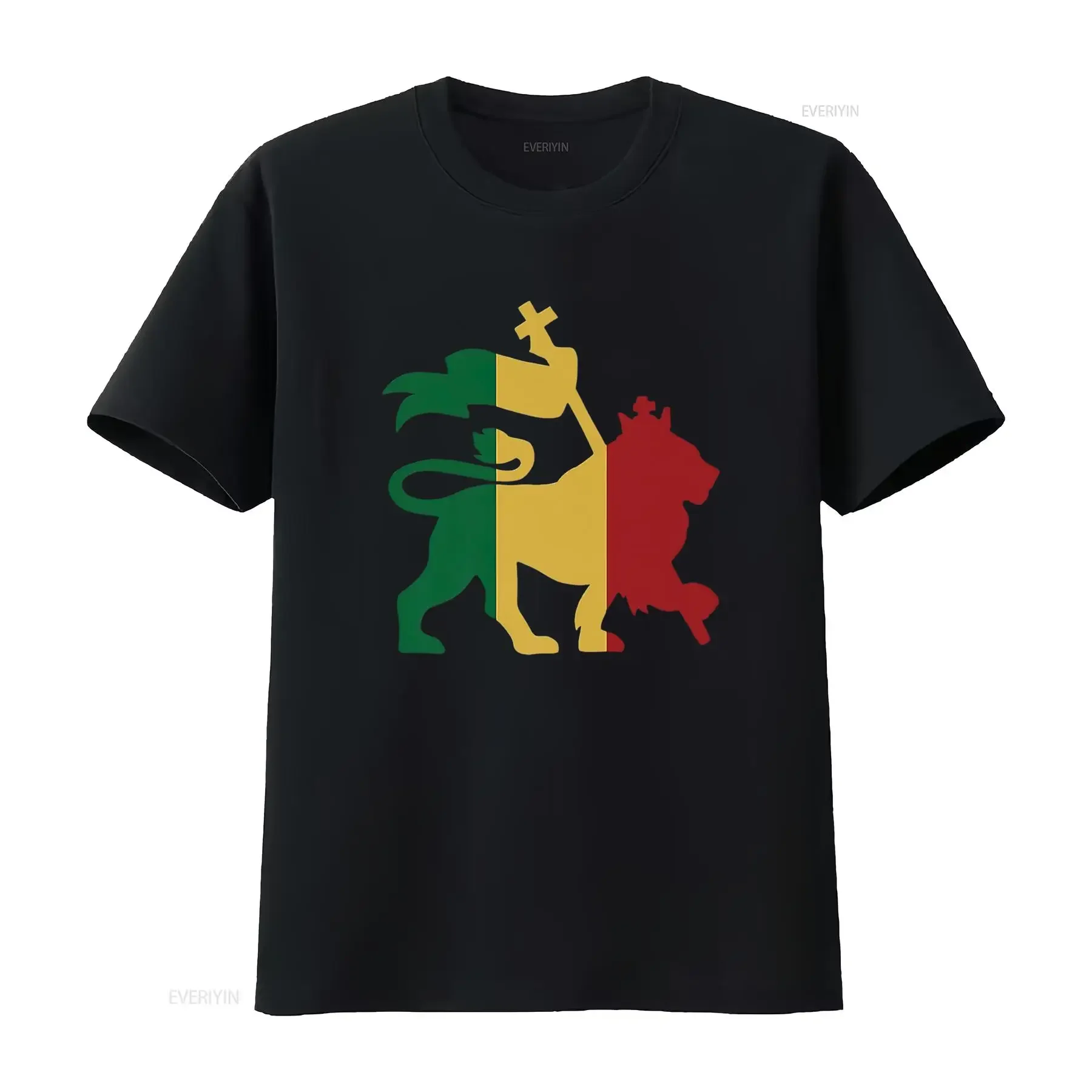 

Мужская футболка The Lion of Judah Rastafari Rasta, белая X, большой винтажный стираный топ для повседневной носки, повседневная уличная одежда с графикой