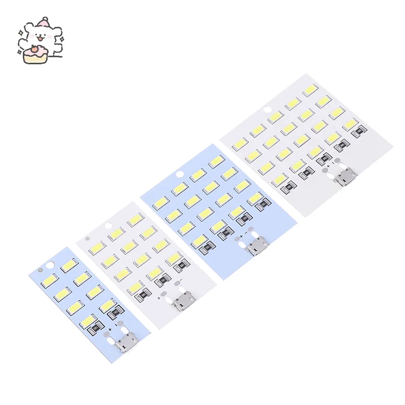 Panneau d'éclairage LED mobile USB, interface micro USB 5730 SMD 5V 430mA ~ 470mA